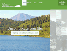 Tablet Screenshot of centurysavings.com